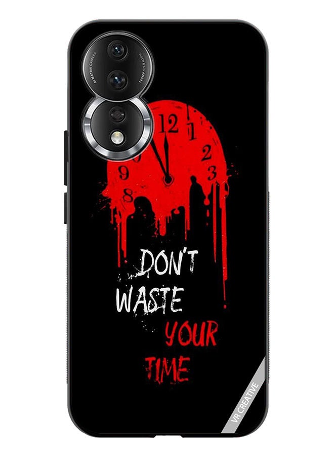 VR CREATIVE Protective Case Cover For Honor 80 Don'T Waste Your Time Design Multicolour - Image 1