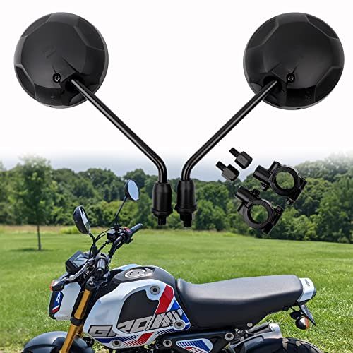 Minho Rearview Mirrors X War Police 10mm Bolt for Honda MSX125 Grom 20142022 Zuma 125 black round CMX 300 500 Rebel 20172022 motocycle mirror Monkey 125 20192022