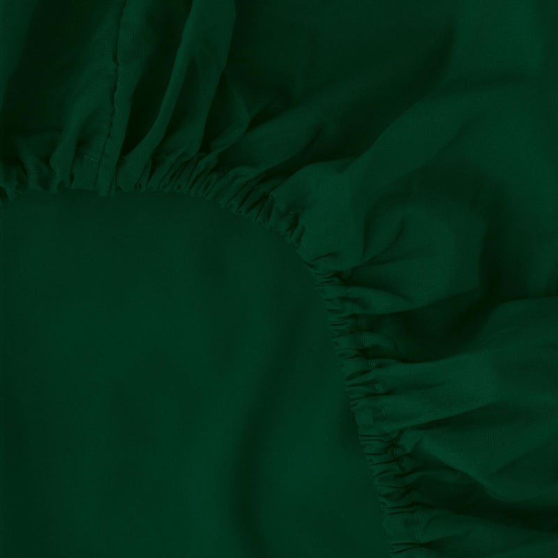 Ghooss Forest Green Full Sheets Extra Soft Bed Sheets Brushed Microfiber 1800 Sheets - Deep Pocket  Wrinkle & Fade Free - 4 Piece-Forest Green Full - Image 3