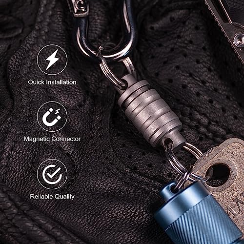 OKNIFE Otacle R1 Magnetic Keychain Connector, Esay Detachable Key Ring, Quick Release EDC Accessory for Outdoor - Image 2