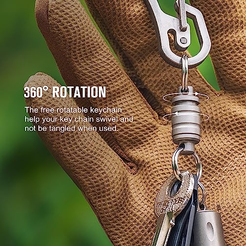 OKNIFE Otacle R1 Magnetic Keychain Connector, Esay Detachable Key Ring, Quick Release EDC Accessory for Outdoor - Image 5