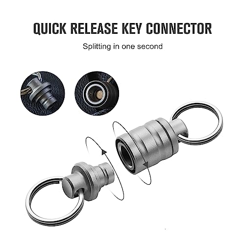 OKNIFE Otacle R1 Magnetic Keychain Connector, Esay Detachable Key Ring, Quick Release EDC Accessory for Outdoor - Image 3