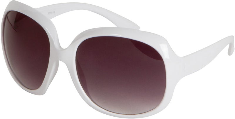 Sakkas GA4565 Retro Oversized Frame Fashion Sunglasses - White