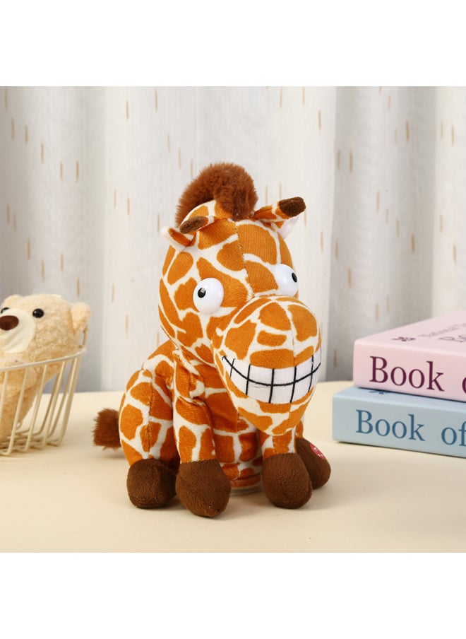 Electric Prairie Animal Plush Toy Simulation Zebra Cute Giraffe Doll Children's Day Gift Wholesale-Color:Zebra  - Image 4