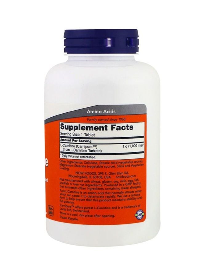 Now Foods L- Carnitine Tartrate - 100 Tablets - Image 2