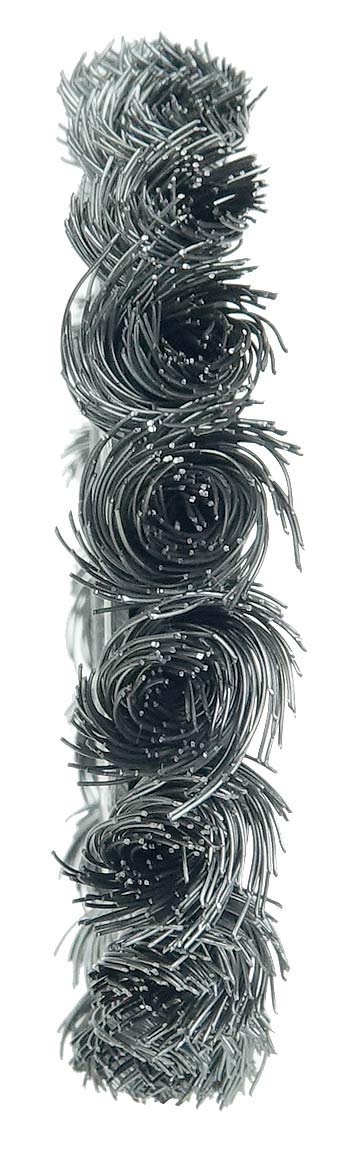 Weiler 08014 3" Standard Twist Knot Wire Wheel .014" Steel Fill 1/2"-3/8" Arbor Hole Made in the USA - Image 3