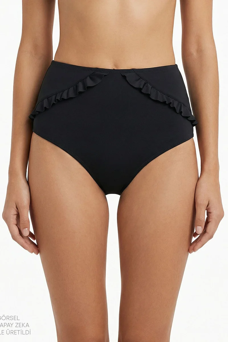 بنتي PENTI New High Ruffle Bikini Bottom