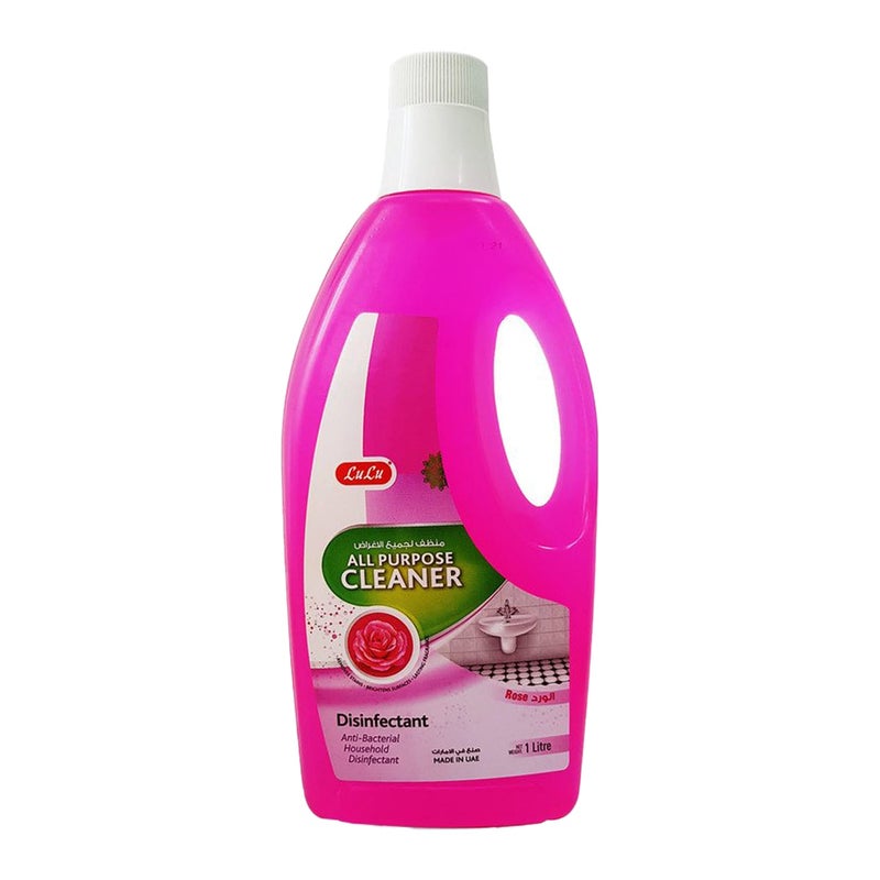 LuLu Disinfectant All Purpose Cleaner Rose 1 Litre