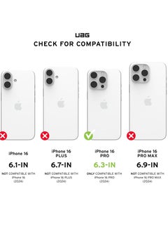 Urban Armor Gear UAG Pathfinder MagSafe for iPhone 16 PRO Case Cover [18 Feet Drop tested]  - Olive Drab  - Image 2