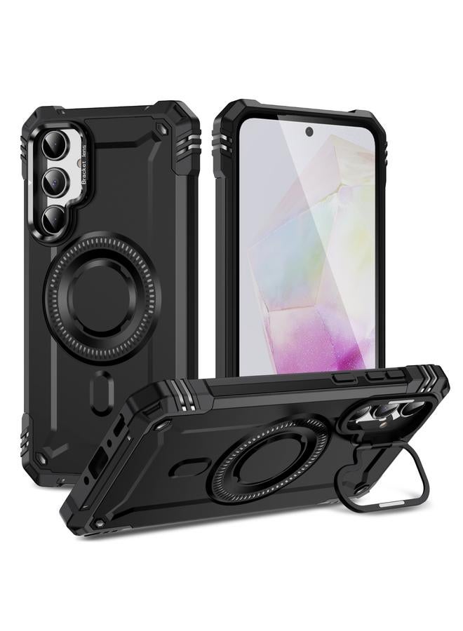 اس-توب جراب لهاتف Samsung Galaxy A35 5G مع حامل عدسة MagSafe - Image 1