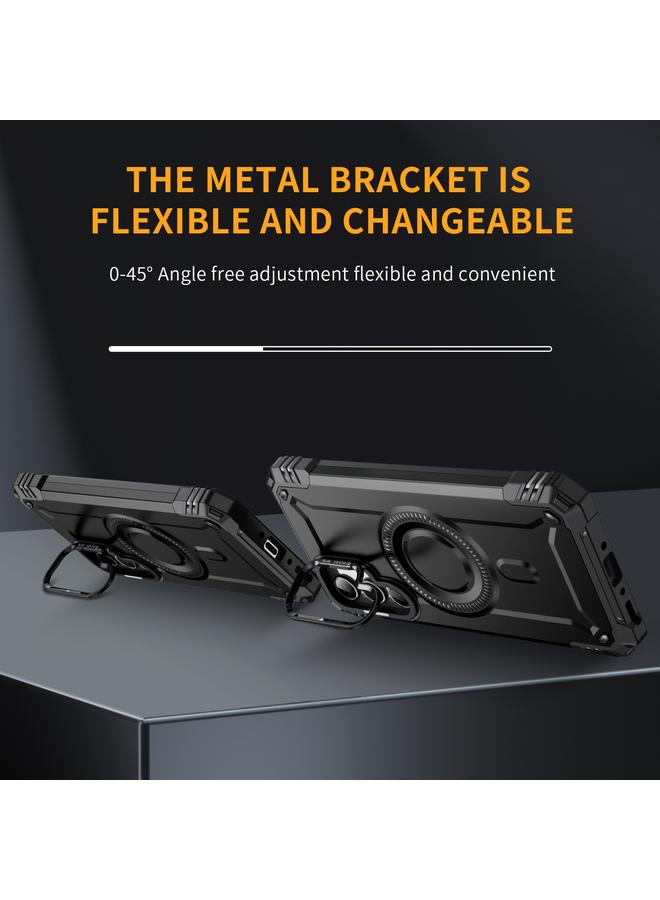 اس-توب جراب لهاتف Samsung Galaxy A35 5G مع حامل عدسة MagSafe - Image 3