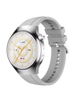 FereFit Smart watch WISME-1 with Bluetooth calling function (answer/make calls), fitness tracking watch with sleep monitoring function, suitable for iPhone/Android, IP68 waterproof Curved Glass -Silver  - Image 4