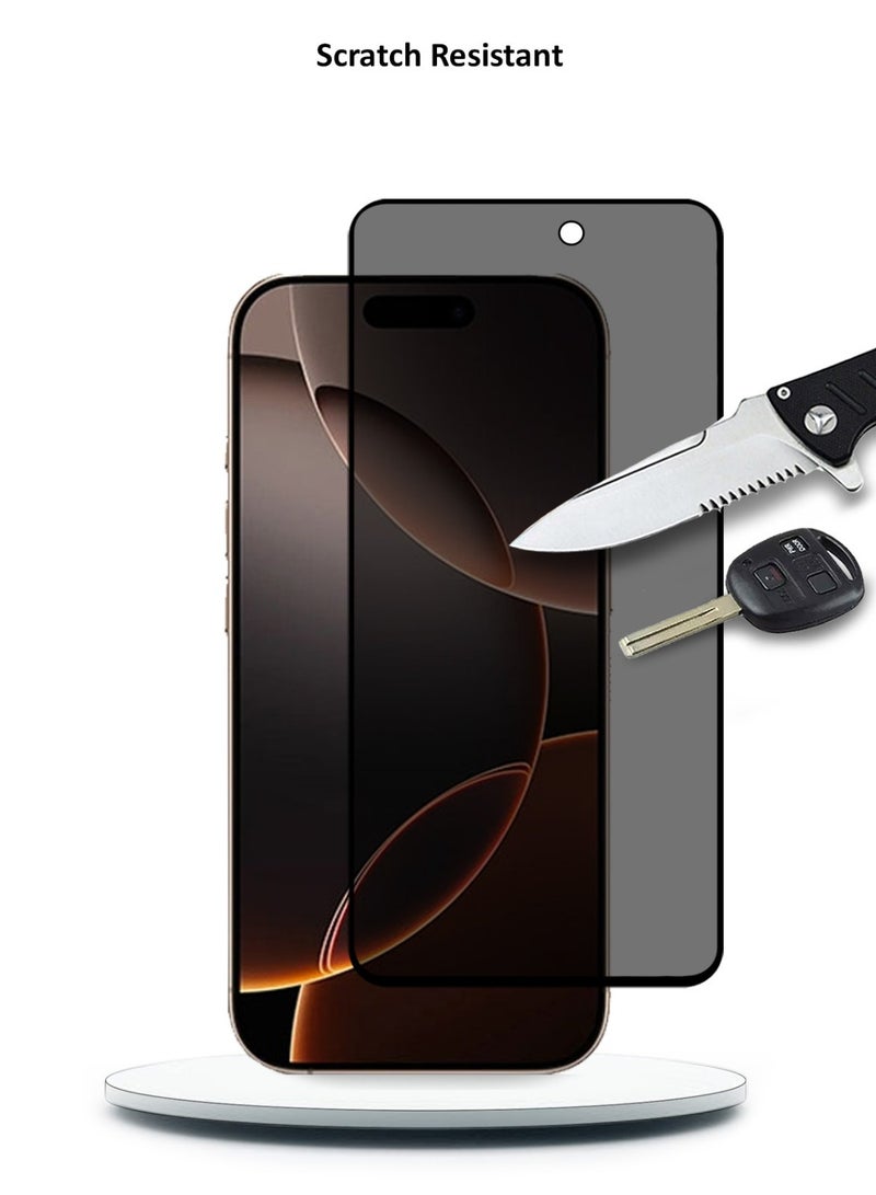 PROMASS حماية خصوصية زجاج الشاشة المقسى 5D لجهاز آبل آيفون 16 برو ماكس - Image 5