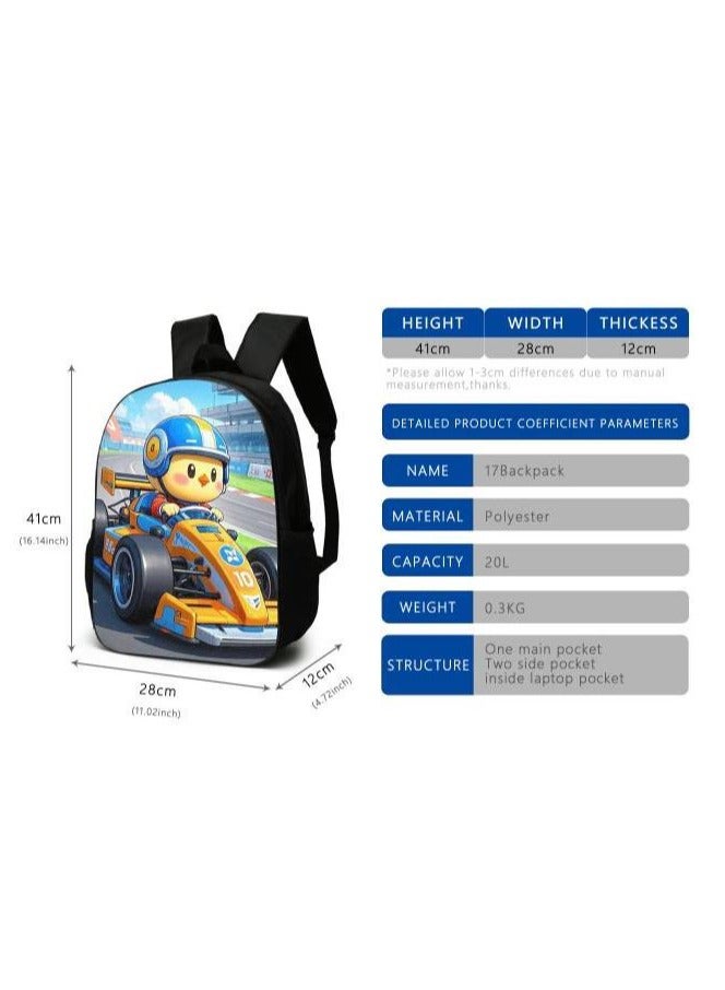 Cartoon style universal three-piece schoolbag - 454  - Image 3
