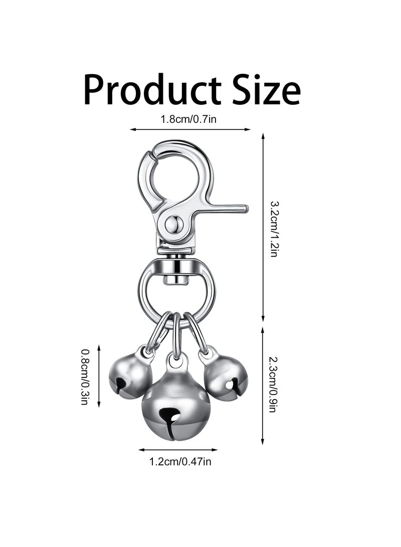 أجراس طوق الحيوانات الأليفة، 5 قطع من أجراس الجرس الثلاثية، إكسسوارات تدريب الكلاب والقطط - Image 2