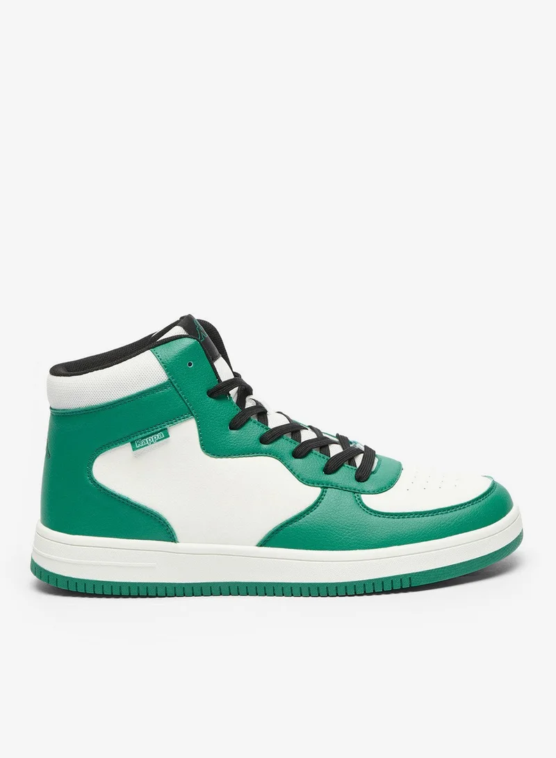 Kappa Mens Lace Up High Top Sneakers