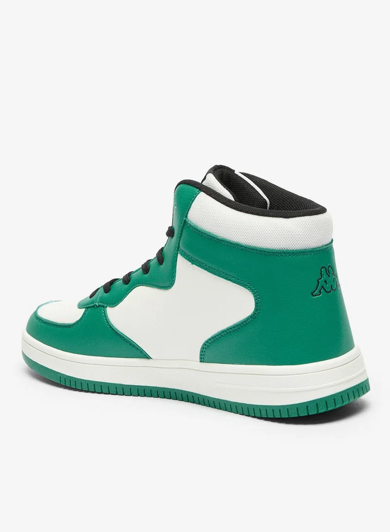 Kappa Mens Lace Up High Top Sneakers