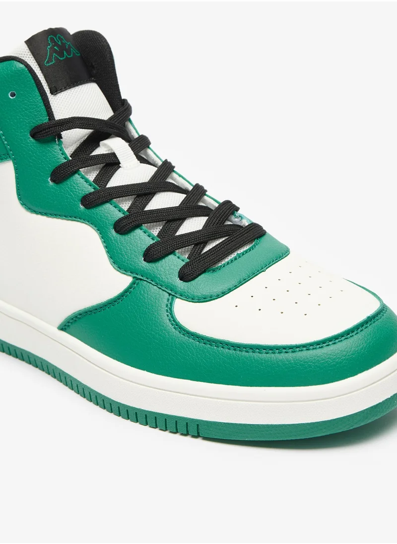 Kappa Mens Lace Up High Top Sneakers