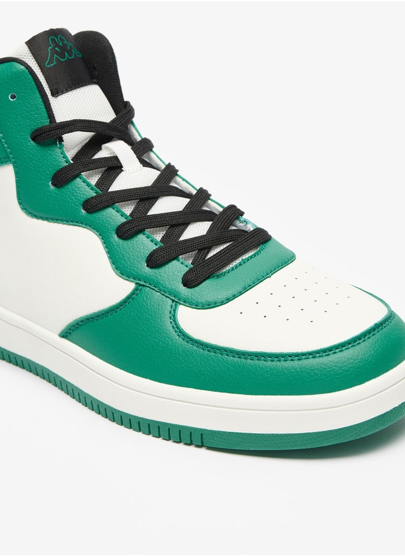 Kappa Mens Lace Up High Top Sneakers  - Image 4