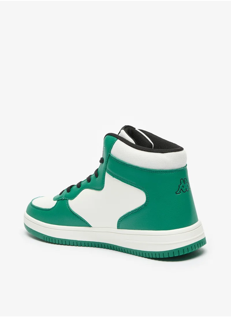 Kappa Mens Lace Up High Top Sneakers