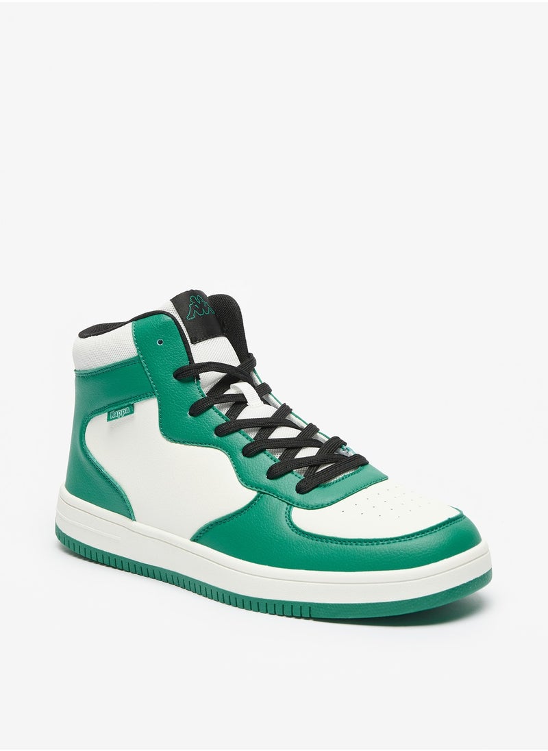 Kappa Mens Lace Up High Top Sneakers  - Image 3