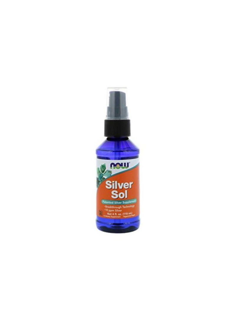 Now Foods Silver Sol 10PPM Patented Supplement - Image 1