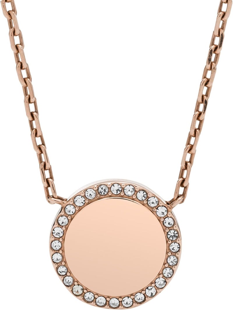 فوسيل قلادة فوسيل النسائية مع قلادة دائرية - Image 3