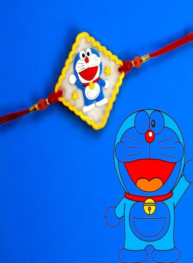 Elleva Stylish Kids Rakhi Bracelet Boys (Set of 2) | Cartoon Rakhi for Brother Rakshabandhan Gift Combo | Designer Children, Little Brother Rakhis set (Pack of 1) (Rakhi (3)) - Image 3