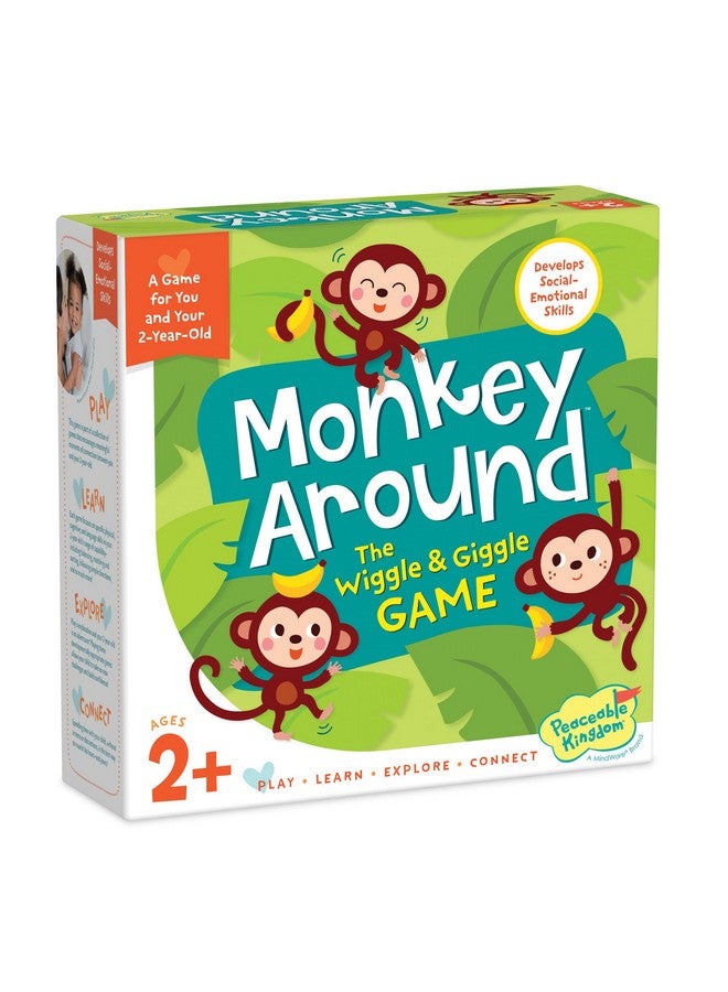 Peaceable Kingdom Monkey Around First Game for Toddlers Interactive play with Parent Ages 2+ - Image 1