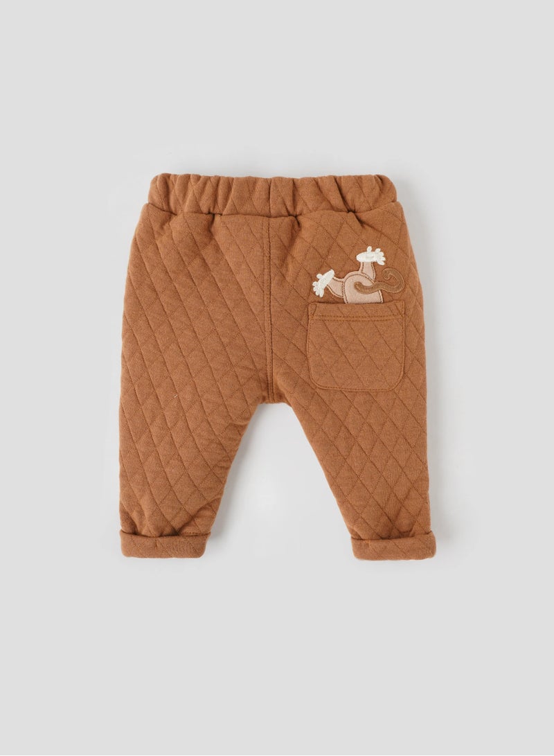 POPEES Popees Skin-friendly & Comfy Pants (0-9 Months) for Boys  - Image 2