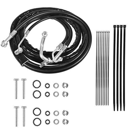 Bzsunway AT34653 Rear AC Line Set Replacement Lines For Acadia,for Traverse, Enclave, Outlook 2007-2017 Rear Auxiliary AC Hose Kit Replacement Part Air Conditioning Lines - Image 1