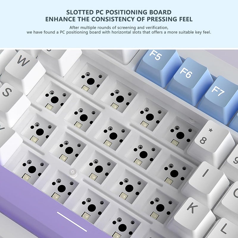NUMBER Full-Size Interconnect Key Set with Code Change Technology 5-Level Noise Suppression and Physical Audiophile Control Connectivity Single Color Display Keyset - Image 5