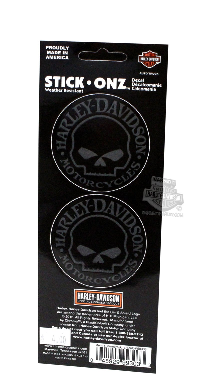 HARLEY DAVIDSON Harley-Davidson Willie G. Skull Decals - Image 4