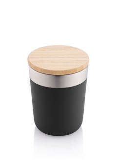 Hans Larsen Insulated Stainless Steel Coffee Mug with Bamboo Lid  - Image 2