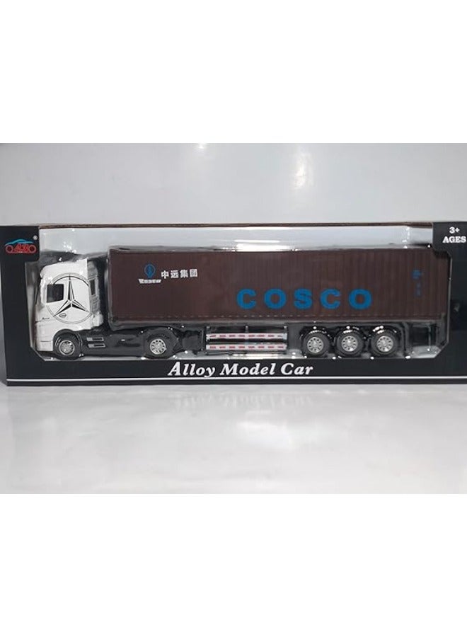 COSCO Truck cab Metal plastic body Sound engine and front lighting cable Length 33 Width 6 Height 8 cm - Image 3