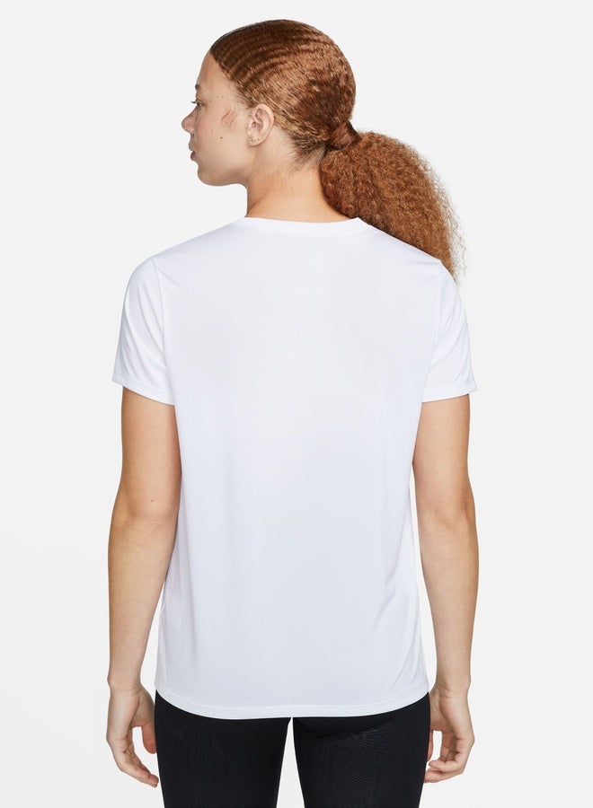 Nike Women’S Nike Dri-Fit Tee Raglan Lightweight (Lbr) - Image 2