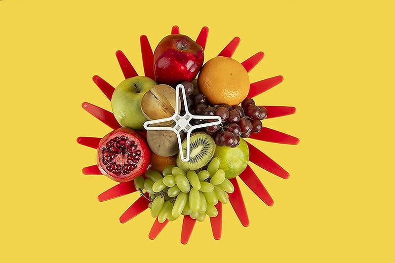 Aider 2 in 1 Folding Washing Vegetables and Fruit Draining Basket Strainer Fruit Basket for Dining Table Drain Bask Multi Color Pack of 1 - Image 3
