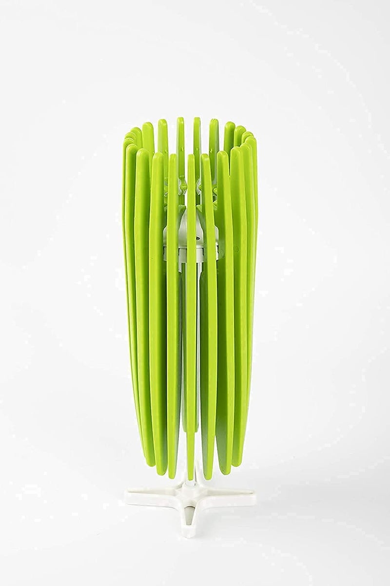 Aider 2 in 1 Folding Washing Vegetables and Fruit Draining Basket Strainer Fruit Basket for Dining Table Drain Bask Multi Color Pack of 1 - Image 4