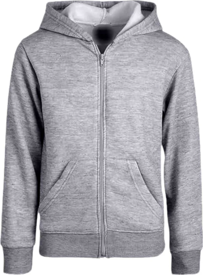 Tezzgelsin Kids Cotton Hooded Zippered Sweatshirt 2 Piece Set