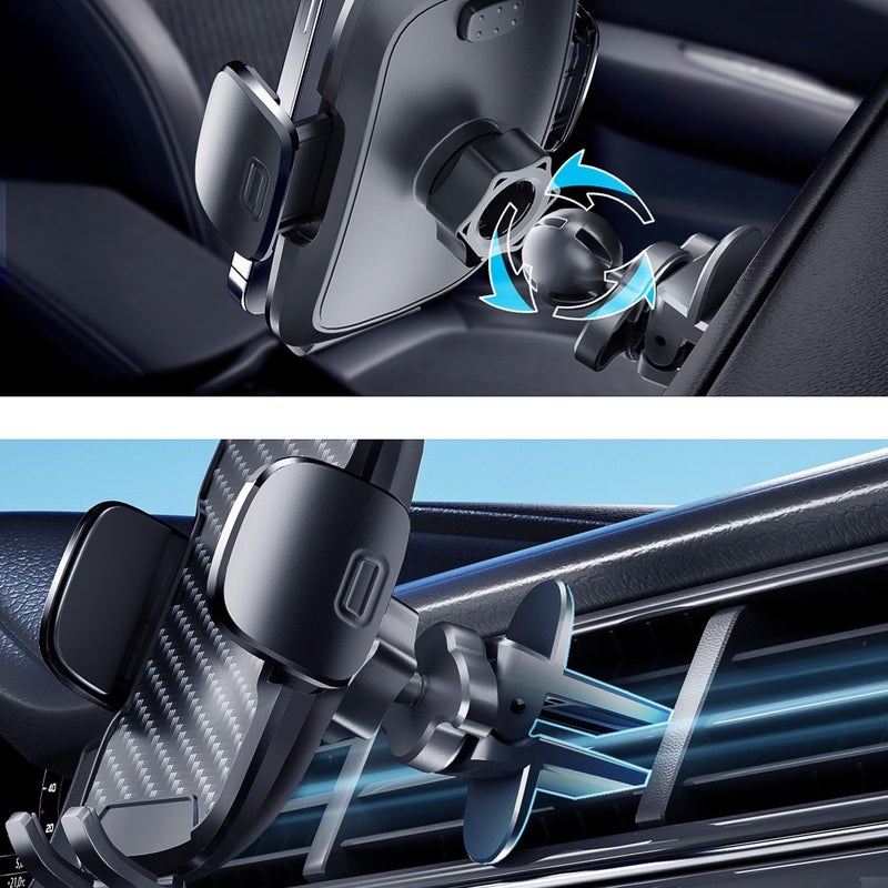 Vexloria Car Phone Holder with 360° Rotation and Strong Suction Power for 4.0''-7.0'' Phones - Image 5