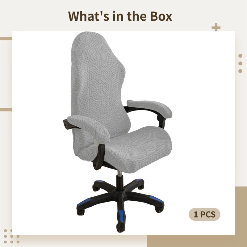 Elastic Adjustable Armrest And Seat Protector Cover Breathable Fabric Slip Resistant Easy Install - Image 5