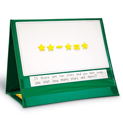 Learning Resources Write & Wipe Demonstration Tabletop Pocket Chart, Magnetic board, sentence-strip pockets, Teacher Aids, Classroom Accessories. - Image 5