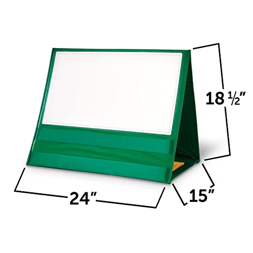 Learning Resources Write & Wipe Demonstration Tabletop Pocket Chart, Magnetic board, sentence-strip pockets, Teacher Aids, Classroom Accessories. - Image 3