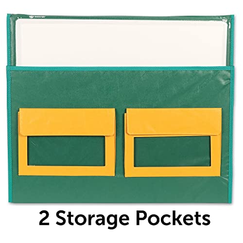 Learning Resources Write & Wipe Demonstration Tabletop Pocket Chart, Magnetic board, sentence-strip pockets, Teacher Aids, Classroom Accessories. - Image 4