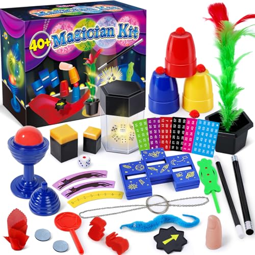 PATIFEED Magic Kit Magic Tricks for Kids Age 68 40 Magic Tricks with Instructions for Girls Boys Beginners to Perform Gift for Boys Girls Kids - Image 1