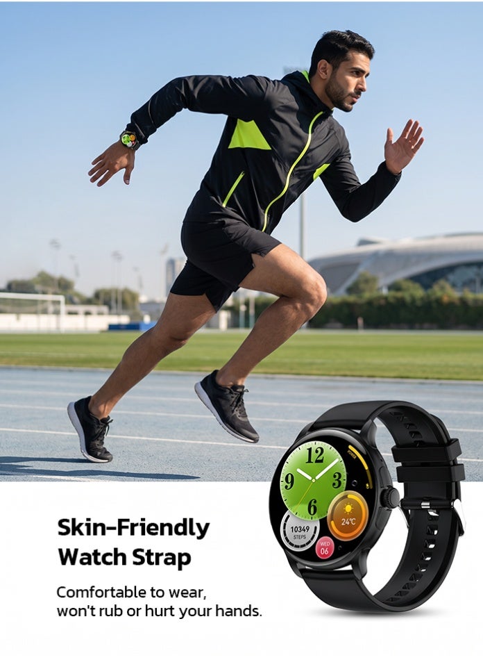 Starfire Smart Watch Starfire SF-SW-HK49, Bluetooth Calling Watch with 1.43 Inch Full Touch Screen, IP68, Zinc Alloy Body, Black - Image 4