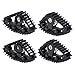 YSKMLOLP TRX4M Track Wheels Snow TiresSnow Tires Sets Simulate Carload Tracks Wheel Sandmobile Conversion 4Pcs for 118 RC Crawler Car TRX4M Accessory Parts Black - Image 2