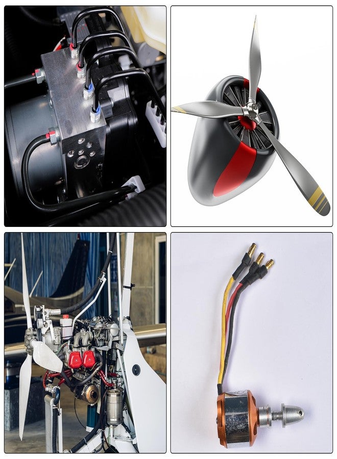 MECCANIXITY RC Plane Airplane Spinners Propeller Adapter, 4mm Aperture and 6mm Output Axle Propeller Adapter Saver for Shaft Brushless Motor Speed Controllers - Image 5