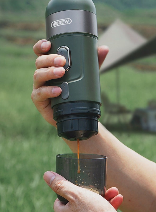HiBREW ماكينة قهوة إسبريسو كهربائية محمولة لاسلكية HiBREW للسيارة والمنزل وصنع القهوة في المخيم تناسب كبسولات نيسبريسو دولسي - Image 4