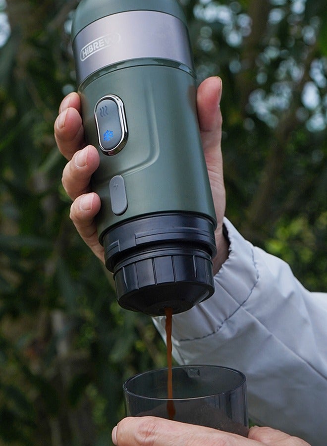 HiBREW ماكينة قهوة إسبريسو كهربائية محمولة لاسلكية HiBREW للسيارة والمنزل وصنع القهوة في المخيم تناسب كبسولات نيسبريسو دولسي - Image 5